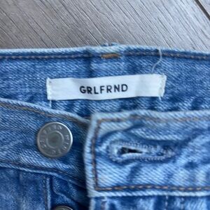 GRLFRND Karolina High Rise Straight Jean 27
